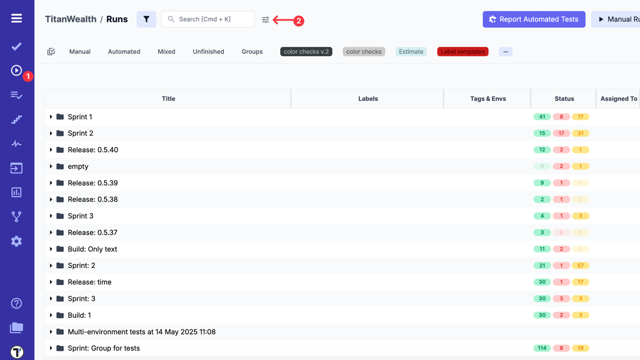 Query Language Editor